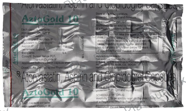 Aztogold 10/75/75mg Capsule 10s