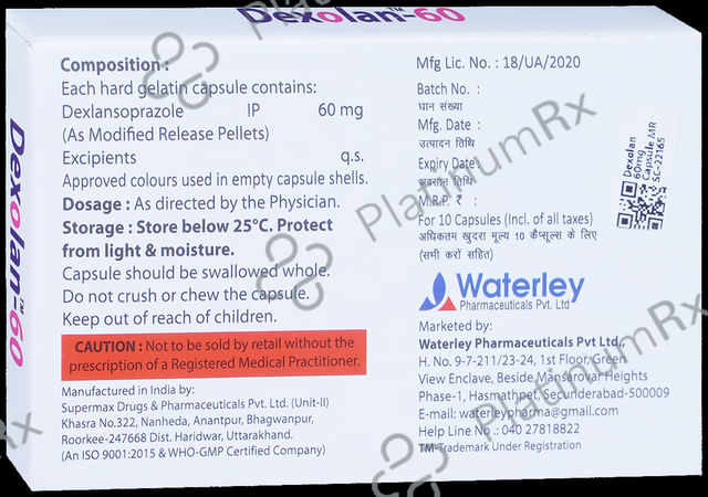 Dexolan 60mg Capsule MR