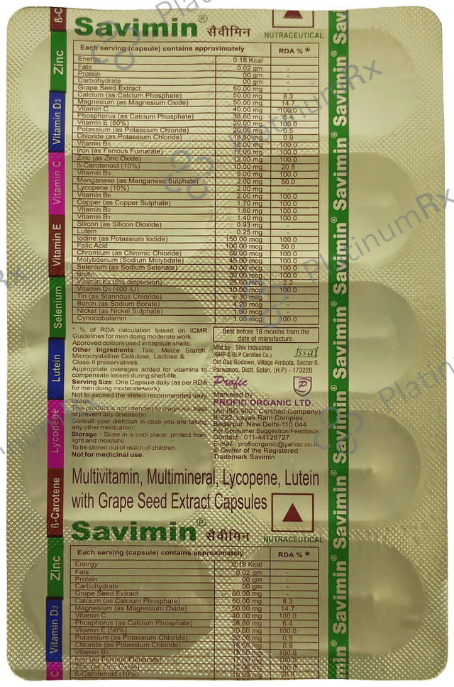 Savimin Capsule 10s