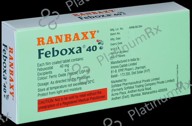 Feboxa 40mg Tablet 10s