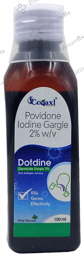 Dotdine Germicide Mint Flavour Gargle 100ml