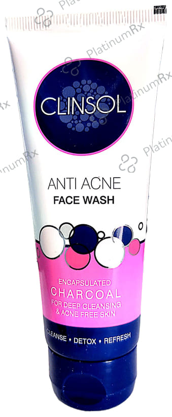Leeford Clinsol Anti Acne Face Wash 70gm