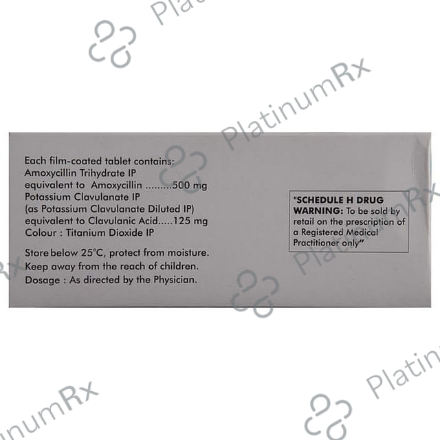Erox CV 625mg Tablet 10s
