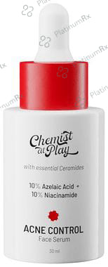 Chemist At Play 10% Azelaic Acid + 10% Niacinamide Acne Control Face Serum 30 Serum