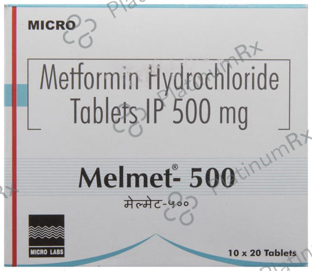 Melmet 500mg Tablet 20s