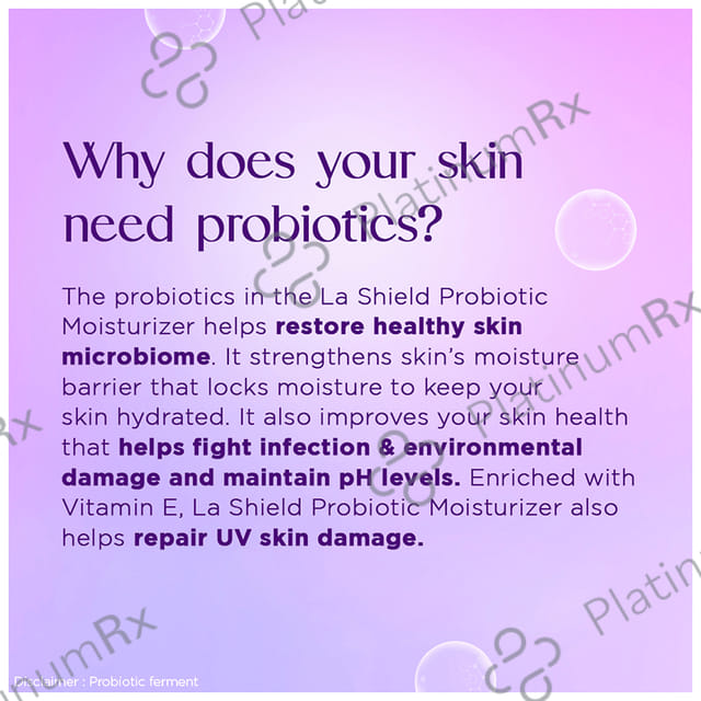 La Shield Intense Hydrating Probiotic Moisturizing Cream 50gm