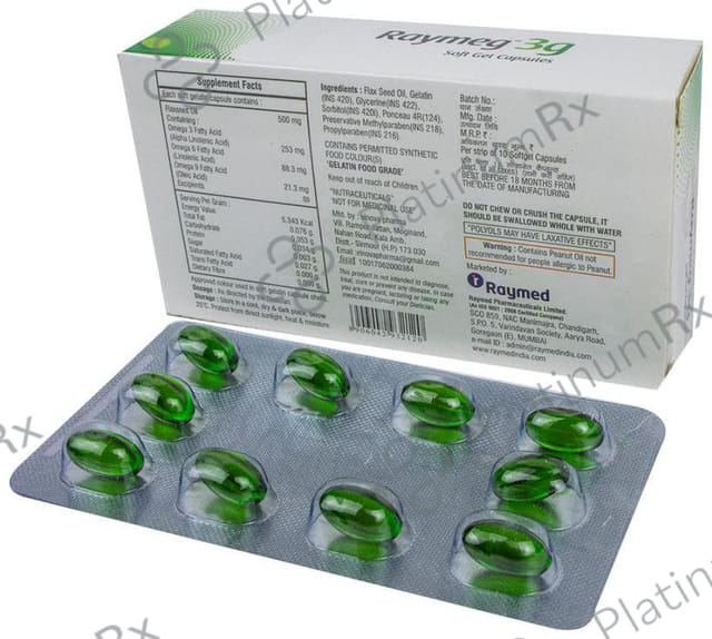 Raymeg 3g Soft Gel Capsule 30s
