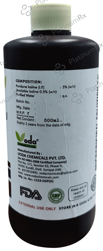 Vodadine 5% Solution 500ml