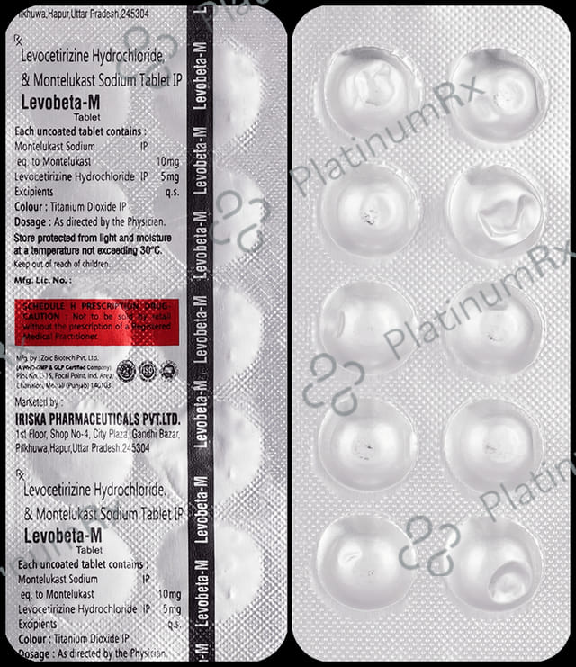 Levobeta M 5mg/10mg Tablet