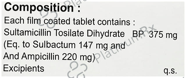 Sultacor 375mg Tablet 10s