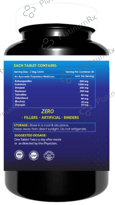 Merimed Natural Vigra Testosterone Booster for Man Tablet