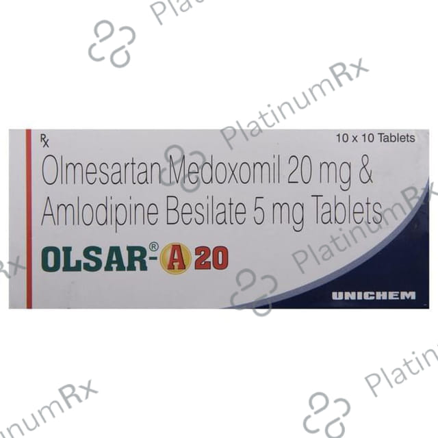 Olsar A 5/20mg Tablet 10s