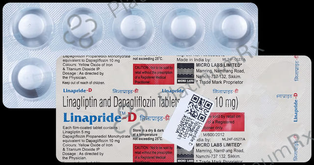 Linapride D 10/5mg Tablet 10s