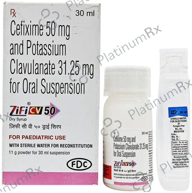 Zifi CV 50mg Dry Syrup 30ml