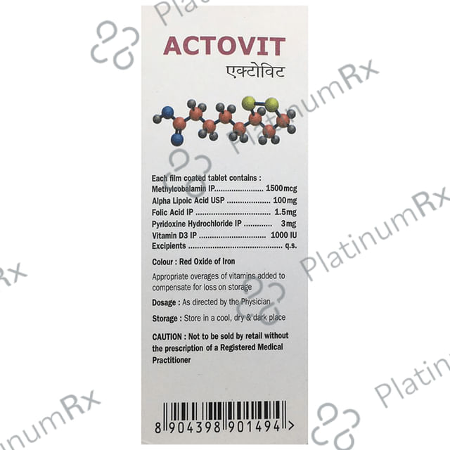 Actovit Tablet 10s