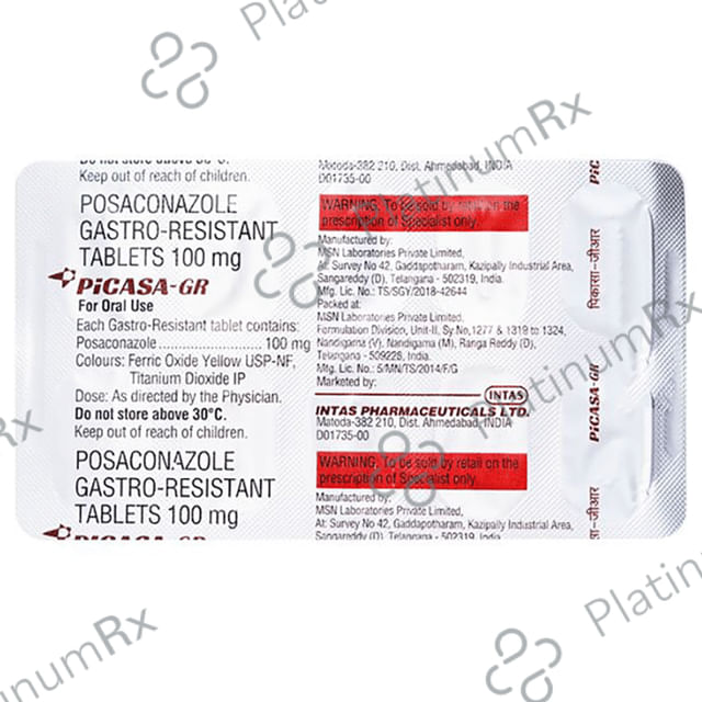 Picasa GR 100mg Tablet 10s