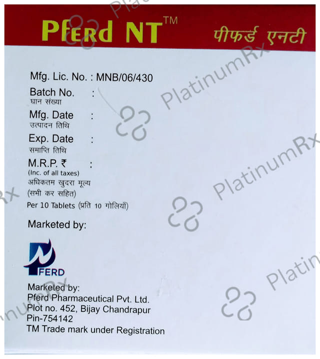 Pferd NT 400/10mg Tablet 10s