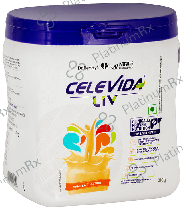 Celevida Liv Vanilla Flavour Powder 210gm