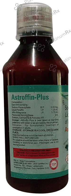 Astroffin-Plus Syrup Mint Sugar Free