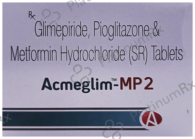 Acmeglim MP 2/15mg Tablet SR 10s