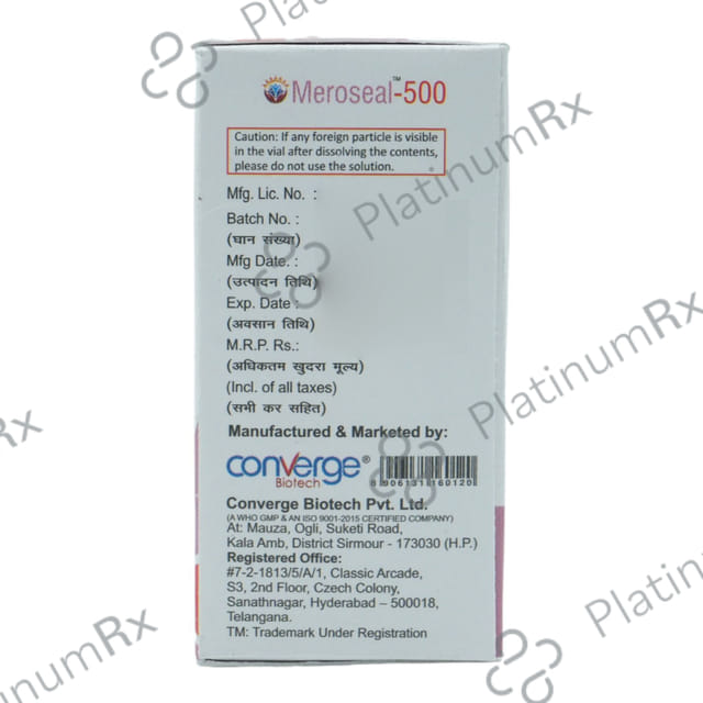 Meroseal 500mg Injection
