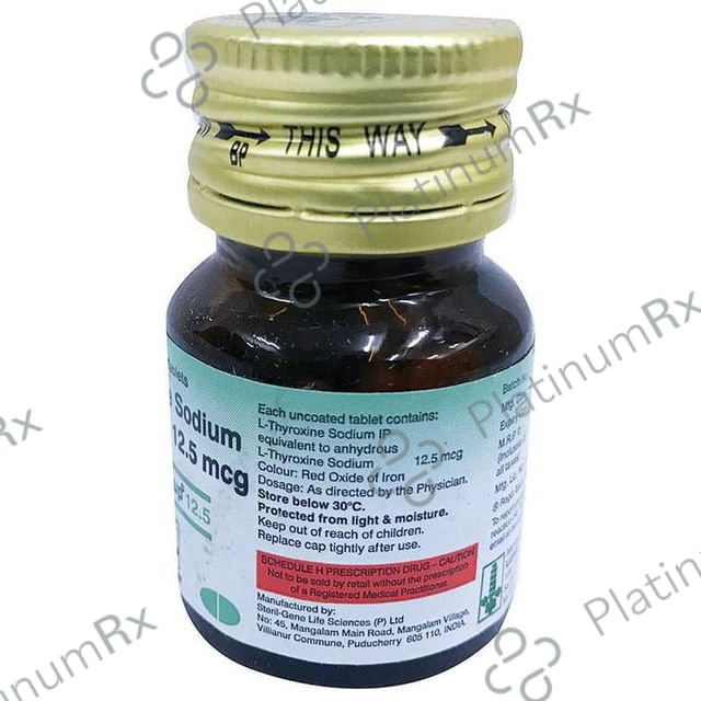 Thyroup 12.5mcg Tablet 120s