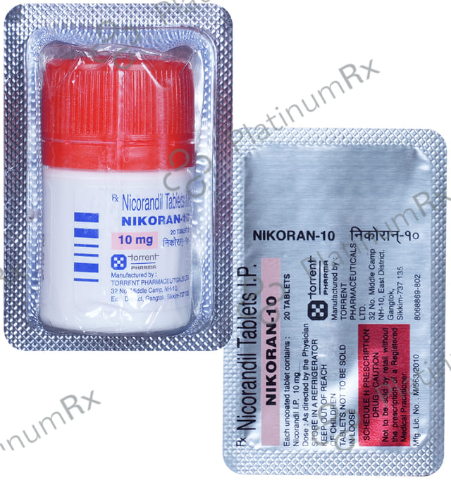 Nikoran 10mg Tablet 20s