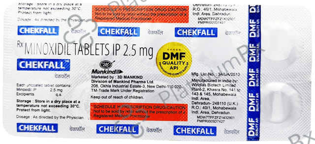 Chekfall 2.5mg Tablet 10s