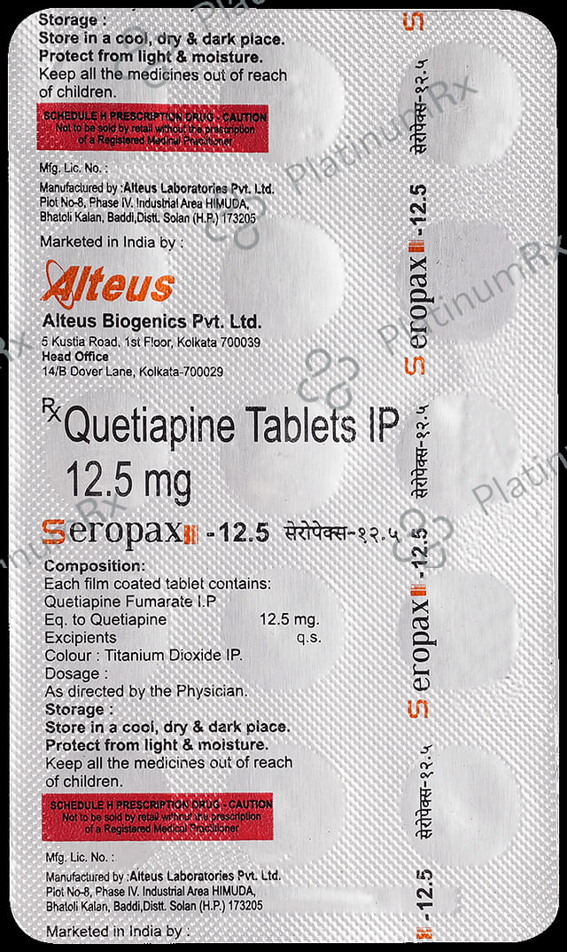 Seropax 12.5 Tablet