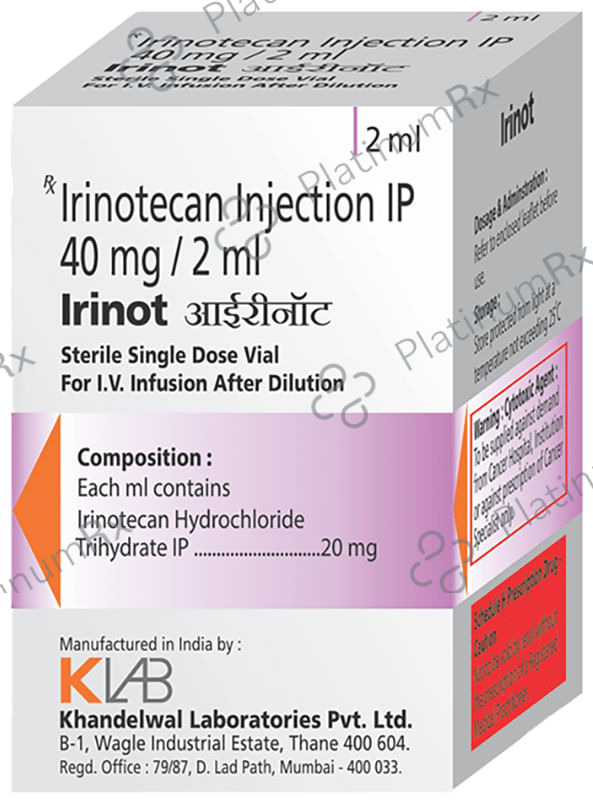 Irinot 40mg Injection