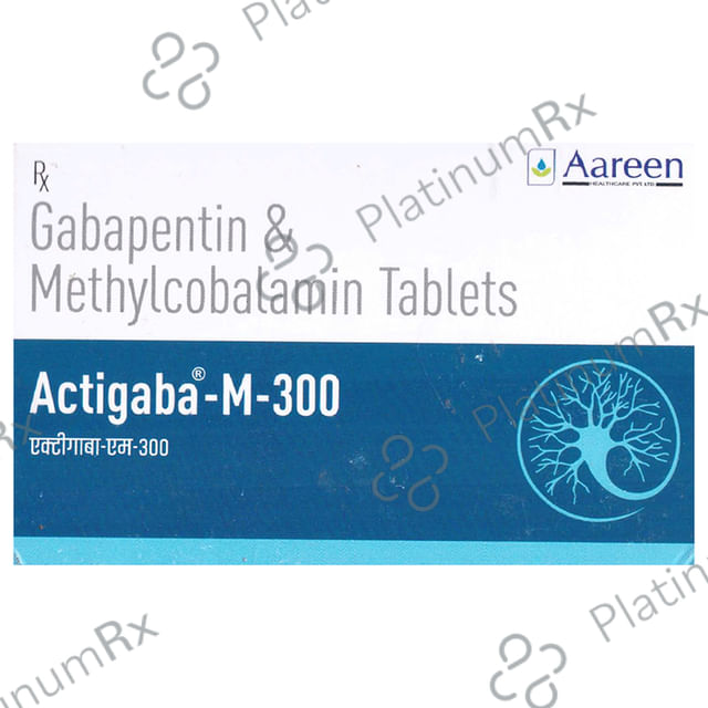 Actigaba M 300mg/500mcg Tablet 10s