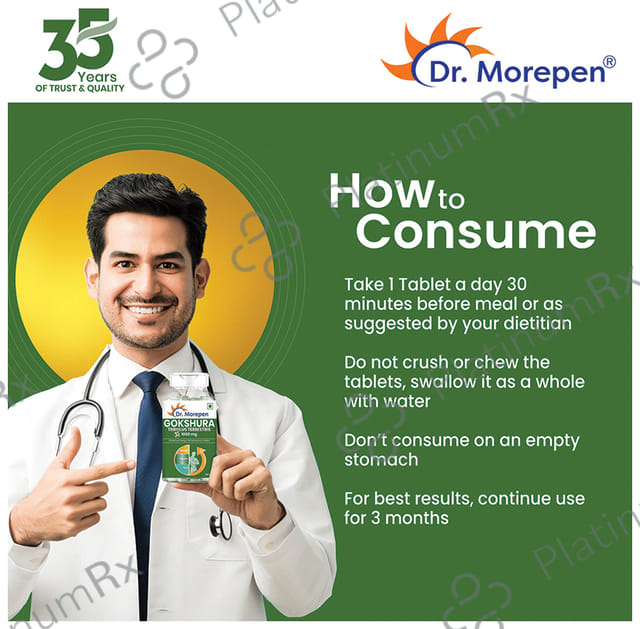 Dr. Morepen Gokshura 1000mg Tablet