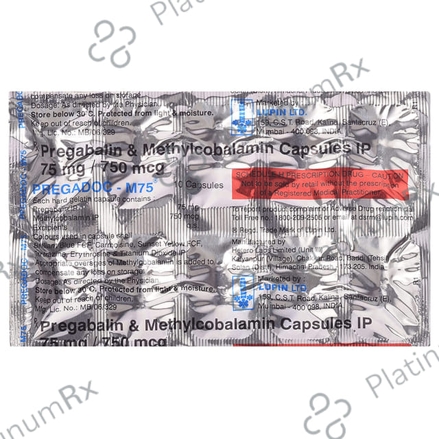 Pregadoc-M 75 Capsule