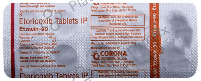 Etowin 90mg Tablet 10s
