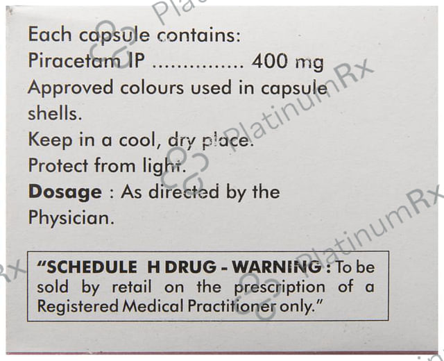 Neurocetam 400mg Capsule 10s