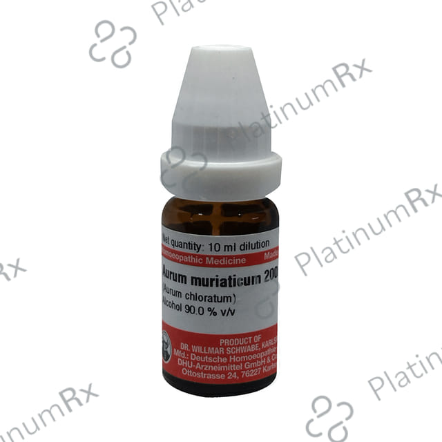 Dr Willmar Schwabe Germany Aurum Muriaticum Dilution 200