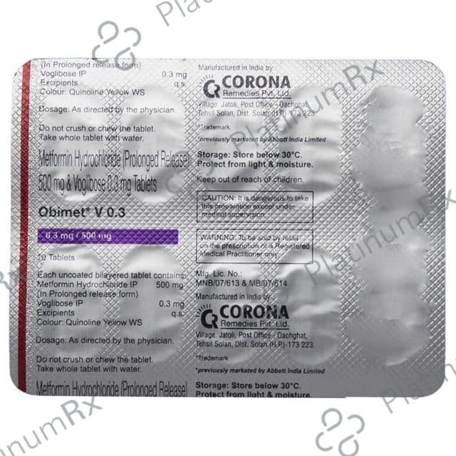 Obimet V 0.3 Tablet PR