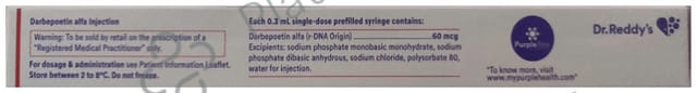 Cresp 60mcg Injection 1s