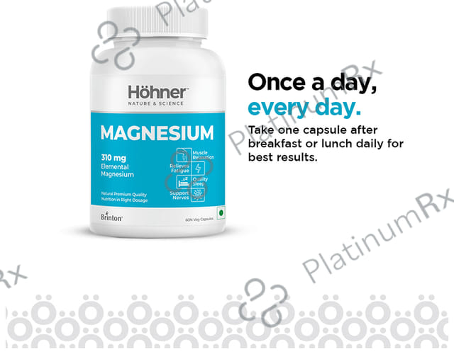 Hohner Magnesium 310mg Veg Capsule