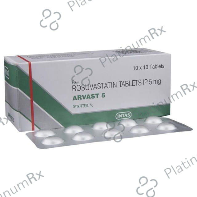 Arvast 5mg Tablet 10s