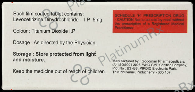 Levokon 5mg Tablet 10s