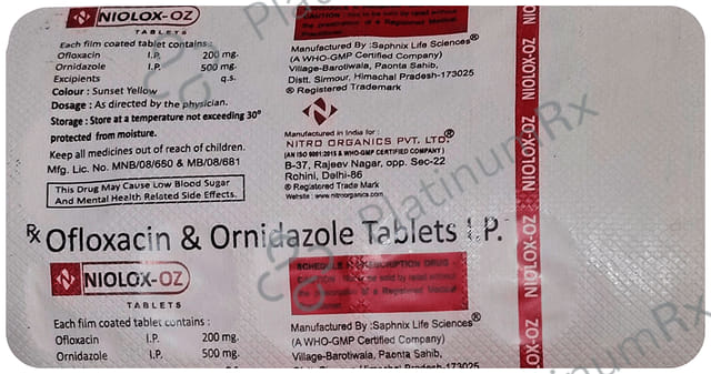 Niolox OZ Tablet