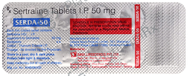 Serda 50 Tablet