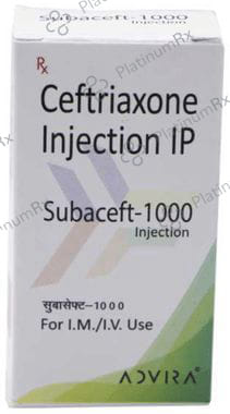 Subaceft 1000mg Injection 1s