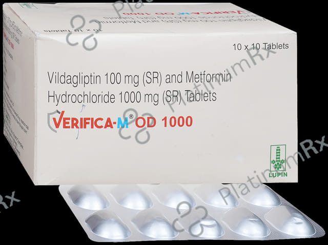 Verifica M OD 1000/100mg Tablet SR 10s