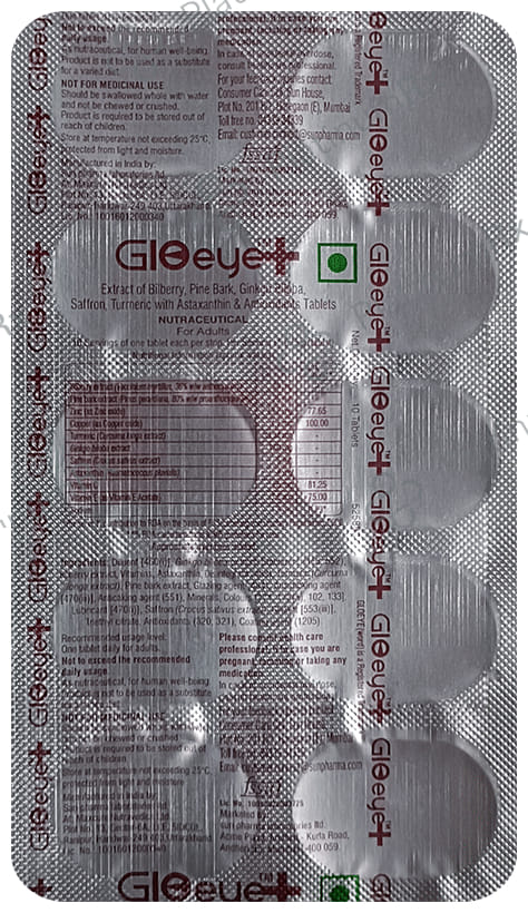 Gloeye Plus Tablet 10s