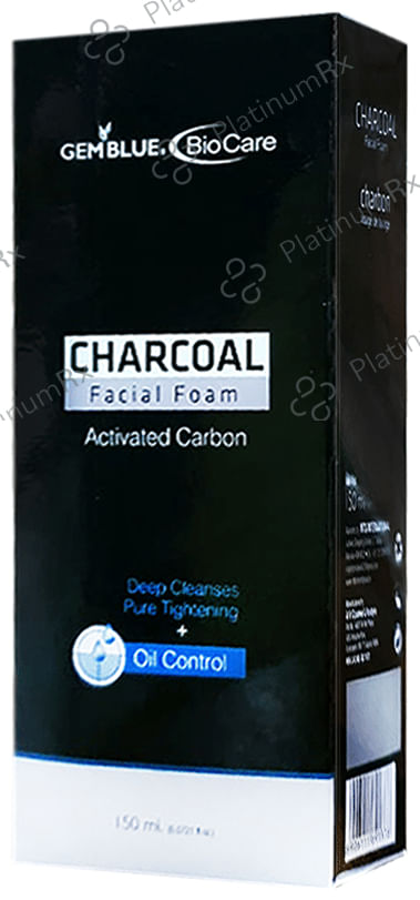 Gemblue Biocare Charcoal Facial Foam