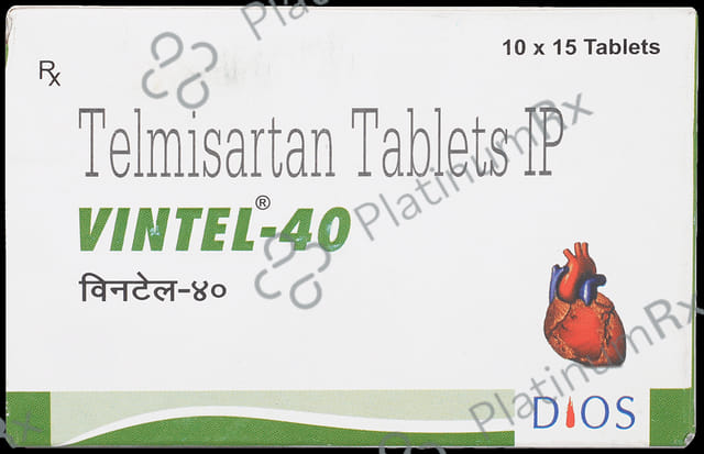 Vintel 40mg Tablet 15s