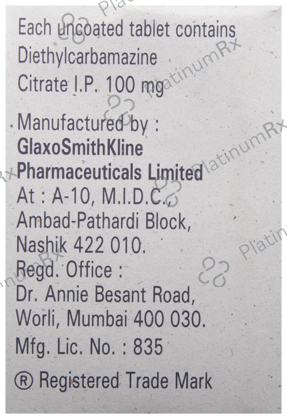 Banocide Forte 100mg Tablet 30s