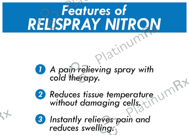 Relispray Nitron Pain Relief Cooling Spray 48gm